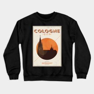 Cologne Poster Design Crewneck Sweatshirt